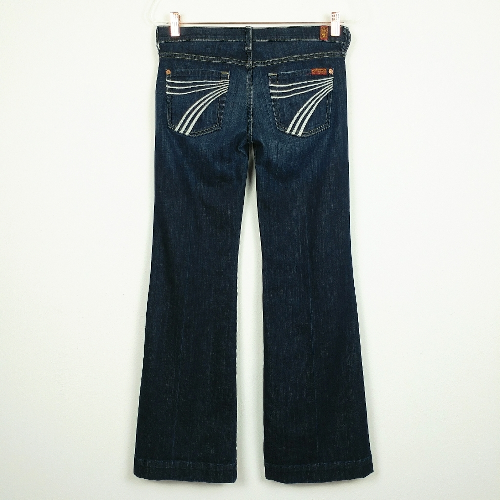 7FAM | Dojo Flare Jeans in Dark Wash
